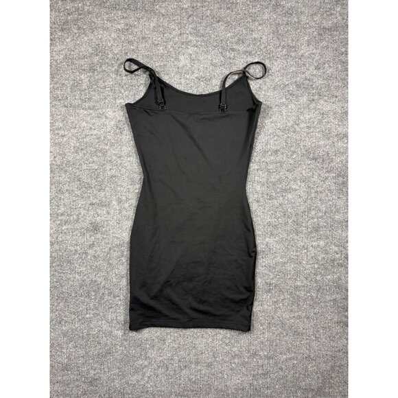 Spanx Shapewear Slip Dress Crew Neck Adjustable Straps Black Size L - Picture 2 of 5